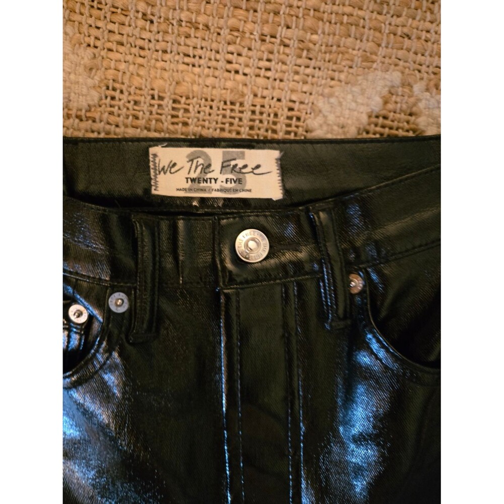 We The Free Black Coated Skinny Jeans - Picture 4 of 5